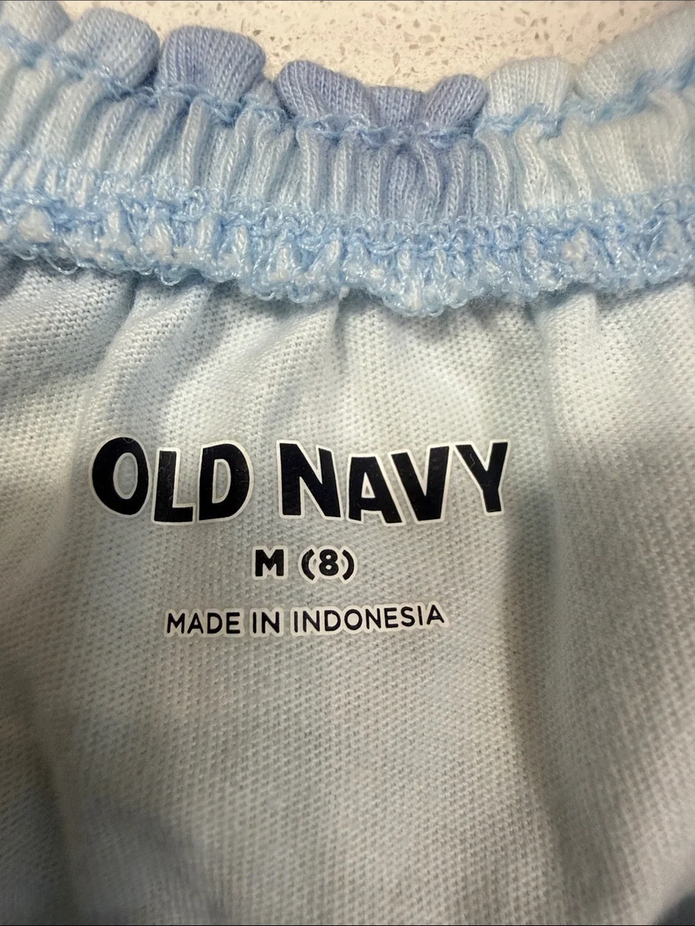 Old Navy Light Blue Tie-Dye Girls Romper